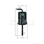 Mahle Fuel Filter KL117 (Mazda)