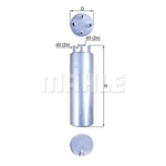 Mahle Inline Fuel Filter (KL229/11) Fits: Audi, Cupra, VW