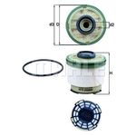 MAHLE Fuel Filter - KX385D (KX 385D) - FORD SEAT & VW