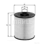 Mahle Fuel Filter KX182/1D (Scania 164 Series)