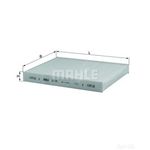 Mahle Pollen Air Filter (Cabin Filter) LA144 (Fiat Punto, Doblo)