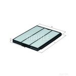 Mahle Pollen Air Filter (Cabin Filter) LA265 (Honda Accord Mk5)