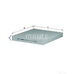 Mahle Pollen Air Filter (Cabin Filter) LA343 (Hyundai Santa Fe, Sonata)