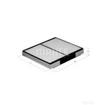 Mahle Pollen Air Filter (Cabin Filter) LA440 (Hyundai Coupe, Elantra, Matrix)