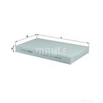 Mahle Pollen Air Filter (Cabin Filter) LA56 (Alfa Romeo, Fiat (LHD))