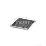 Mahle Pollen Air Filter (Cabin Filter) - Carbon Activated LAK107 (Volvo S40, V40)