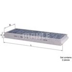 Cabin Air Filter Element with Activated Carbon - MAHLE LAK 239/S