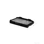 Mahle Pollen Air Filter (Cabin Filter) - Carbon Activated LAK255 (Saab 9-5)