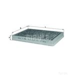 Mahle Activated Carbon Cabin Air Filter - LAK 44 / LAK44