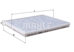 Mahle Carbon Cabin Filter (LAK95) Fits: Suzuki
