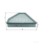Mahle Air Filter - LX 1478 / LX1478