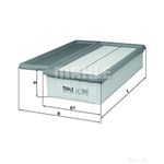 Mahle Air Filter Insert (LX3345)
