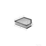 Mahle Air Filter Insert (LX1593/2) For Volvo