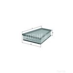 Mahle Air Filter Insert (LX1819/1) For Renault