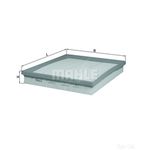 Mahle Air Filter Insert (LX2076/1) For BMW