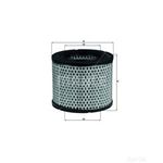 Mahle Air Filter LX224 (Vauxhall & others)