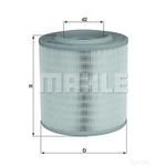 Mahle Air Filter LX2814 Buses Genuine Part Fits Volvo Trucks 