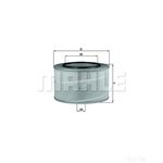 Mahle Air Filter LX507 (Mercedes Actros)