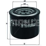 Mahle Spin-On Oil Filter - OC 139 / OC139