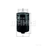 Mahle Spin-On Oil Filter (OC381) Fits: Fendt Renault