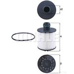 Mahle Oil Filter Insert - OX 1171D / OX1171D