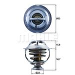 Thermostat Insert - MAHLE TX 123 95D (TX12395D) - Audi, Skoda, Seat, VW