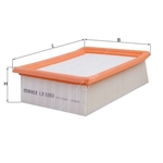 Mahle Air Filter Insert (LX3535) For Fiat