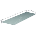 Cabin Air Filter Pad - MAHLE LAP 26 - HD