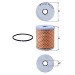 Fuel Filter Element - MAHLE KX 21D - HD