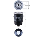 Mahle Fuel Filter KC189 (Nissan Almera, Primera)