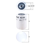 Spin-On Oil Fuel Filter - MAHLE KC 416 - HD