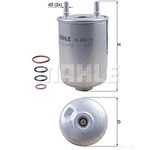 Mahle In-Line Fuel Filter - KL 485/19D / KL485/19D