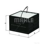 Fuel Filter Element - MAHLE KX 395 ECO - HD
