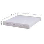 Cabin Air Filter Element - MAHLE LA 859 - Car