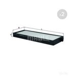 MAHLE Standard Pollen Cabin Air Filter - LA912/S (LA 912/S)  - Genuine Part