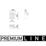 Mahle Air Con Evaporator (AE288000S) Fits: Vauxhall