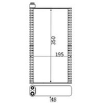 Mahle Air Con Evaporator (AE290000P) Fits: Vauxhall