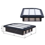 Mahle Air Filter Insert (LX3901) For Suzuki