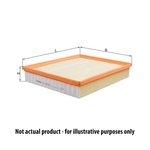 Mahle Air Filter Insert (LX5867)