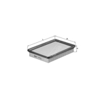Mahle Air Filter Insert (LX1030)