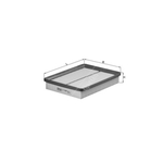 Mahle Air Filter Insert (LX1039)