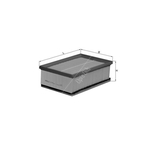 Mahle Air Filter Insert (LX1045)