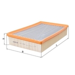 Mahle Air Filter Insert (LX1216) For BMW