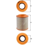 Mahle Air Filter Insert (LX1275)