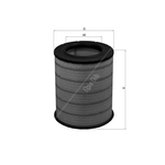 Mahle Air Filter Insert (LX1281) For Volvo
