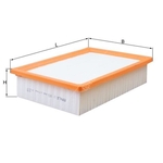 Mahle Air Filter Insert (LX1456) For Ford