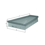 Mahle Air Filter Insert (LX1609) For Renault