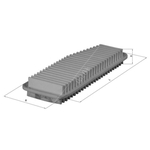 Mahle Air Filter Insert (LX1611) For Toyota