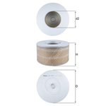 Mahle Air Filter Insert (LX1641) For Toyota