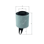 Mahle Air Filter Insert (LX1650) For BMW